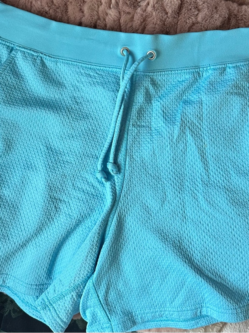 Women’s Nike Women's Aqua Blue Athletic Shorts
